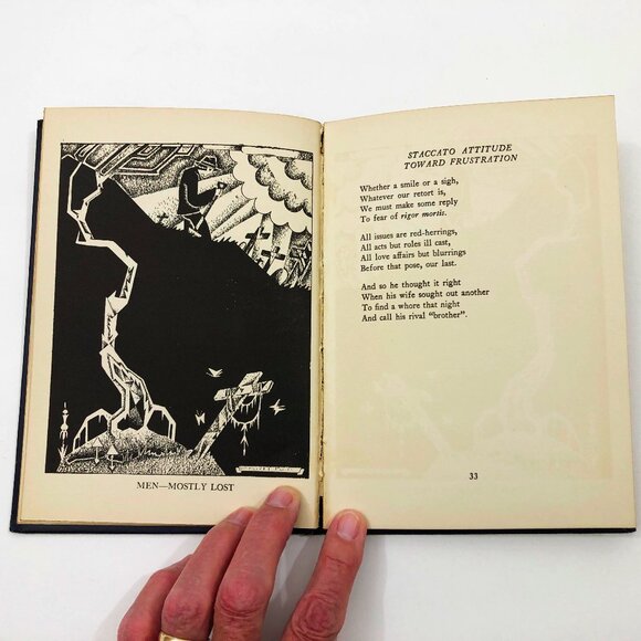 Vintage VGC Touch And Go Ralph Cheyney Signed Poetry Hard Cover 1926 - Picture 9 of 10